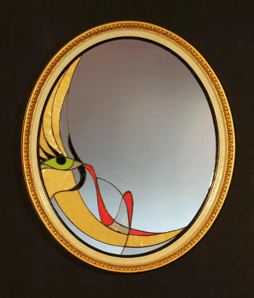 Miroirs - La fille au coin de la lune - GLASS NOUVEAU
