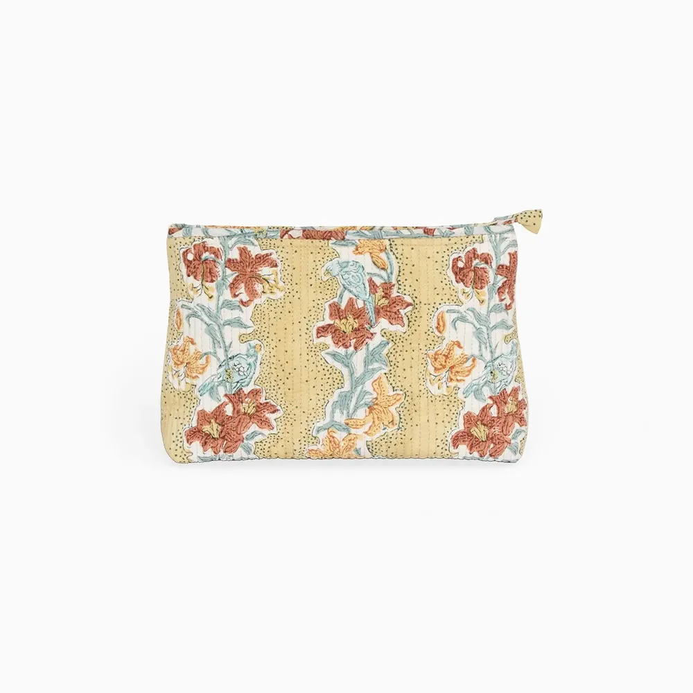 Sacs et cabas - POCHETTE MATELASSÉE IMPRIMÉE EN BLOC - MUSTURD MEHER (L) - CRAFT BOAT