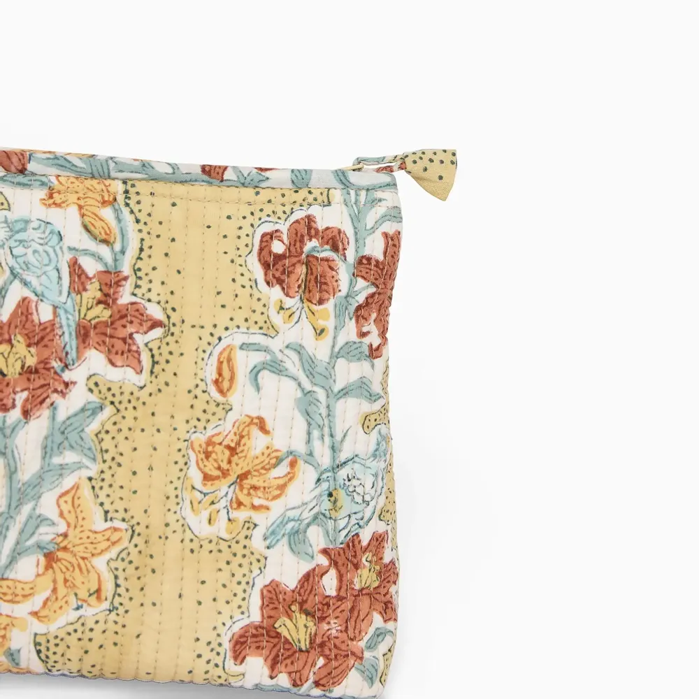 Sacs et cabas - POCHETTE MATELASSÉE IMPRIMÉE EN BLOC - MUSTURD MEHER (L) - CRAFT BOAT