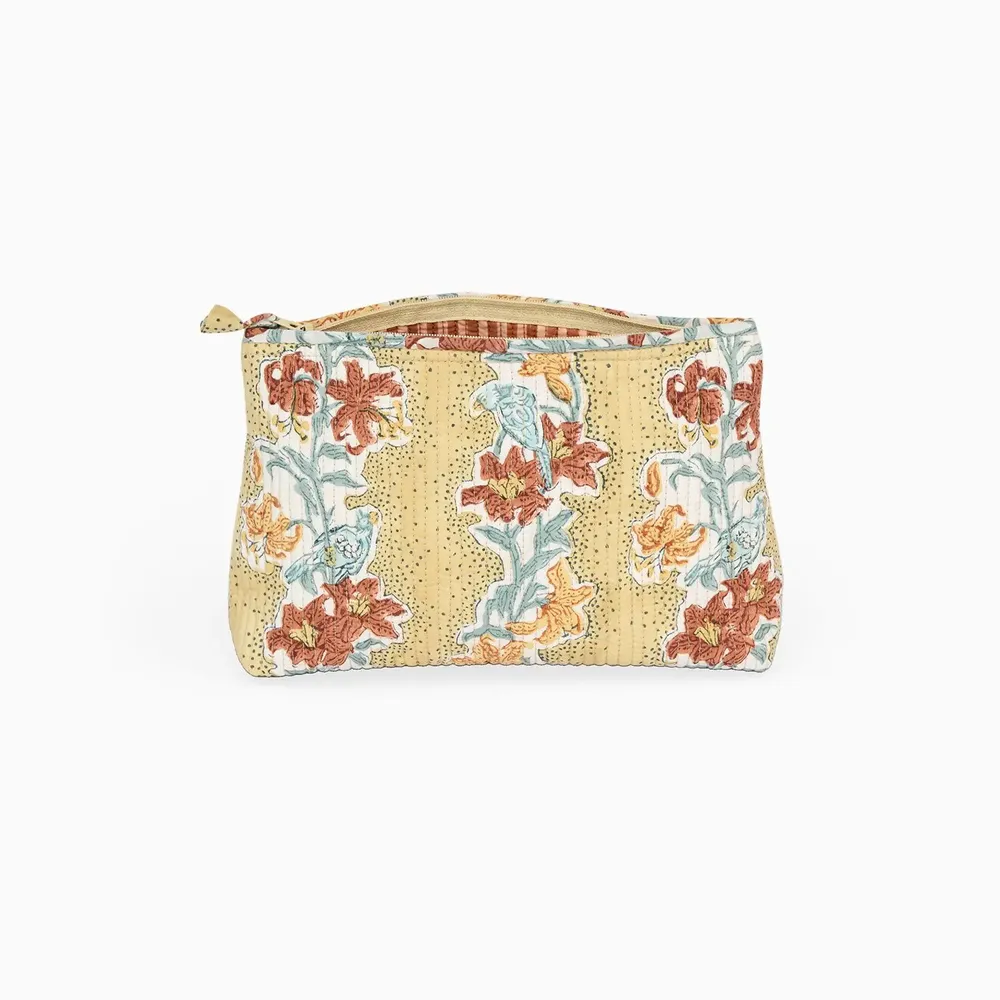 Sacs et cabas - POCHETTE MATELASSÉE IMPRIMÉE EN BLOC - MUSTURD MEHER (L) - CRAFT BOAT