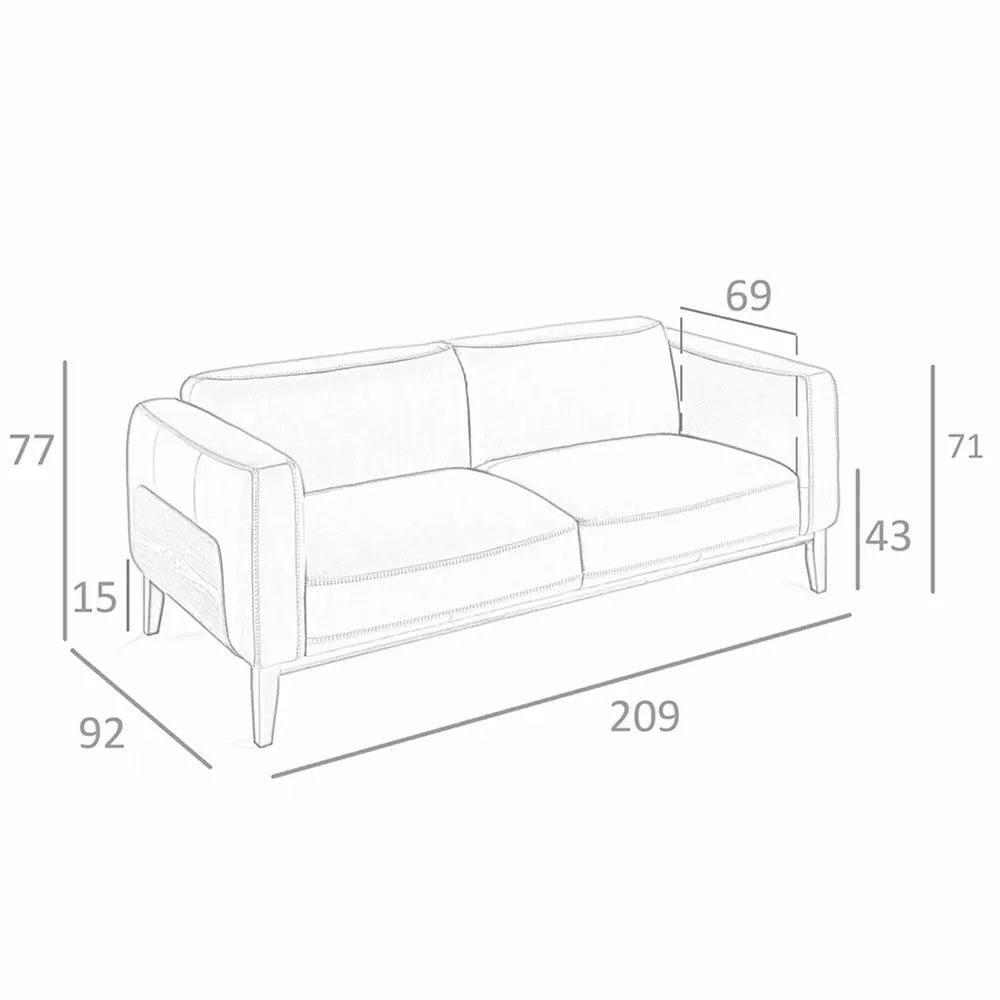 Sofas - 3 seater sofa upholstered in white leather - ANGEL CERDÁ