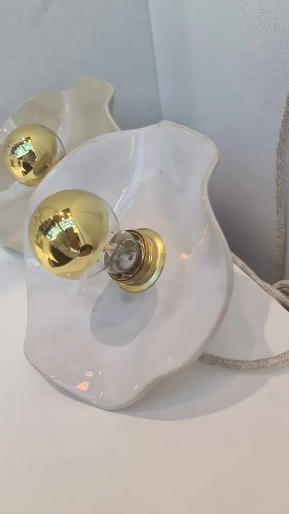 Hanging lights - Rosalia portable lamp - CARTE BLANCHE CÉRAMIQUES