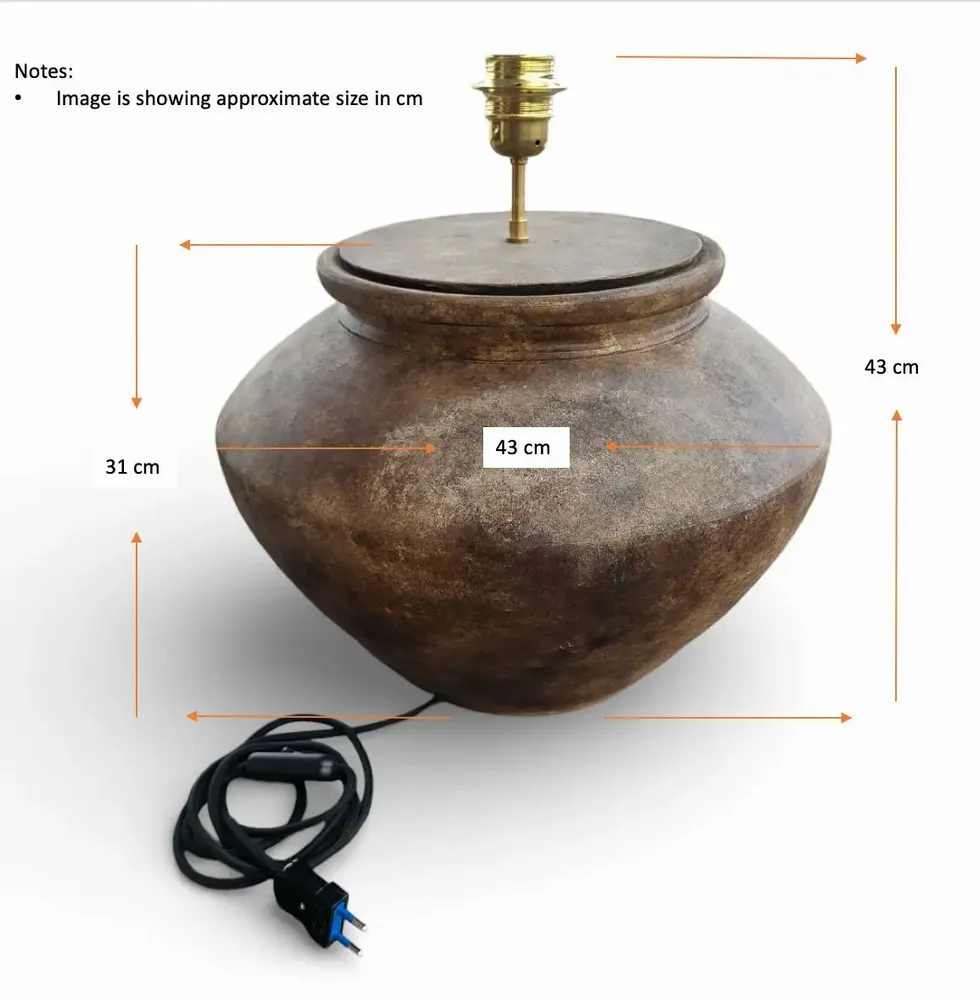 Desk lamps - Terra Calm - Ceramic table lamp - ARTISAN BY MF