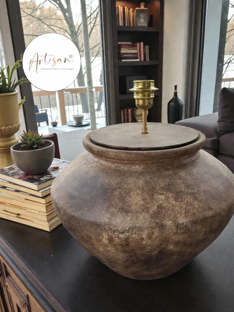 Desk lamps - Terra Calm - Ceramic table lamp - ARTISAN BY MF