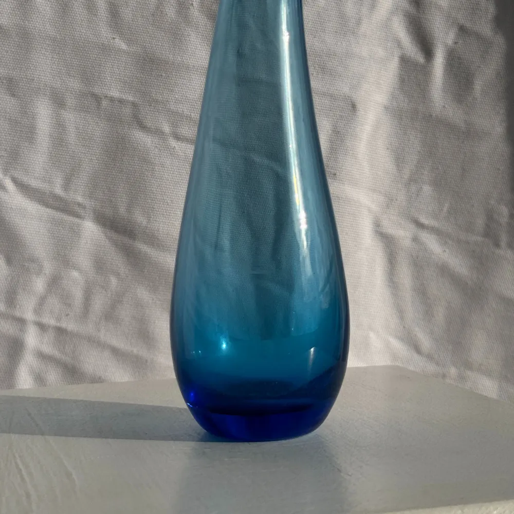 Vases - Blue soliflora vase H25 D7 - OFFICE OBJETS