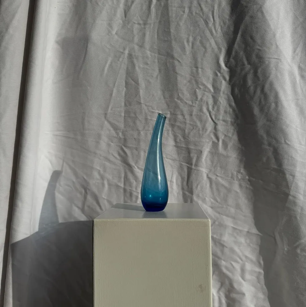 Vases - Blue soliflora vase H25 D7 - OFFICE OBJETS