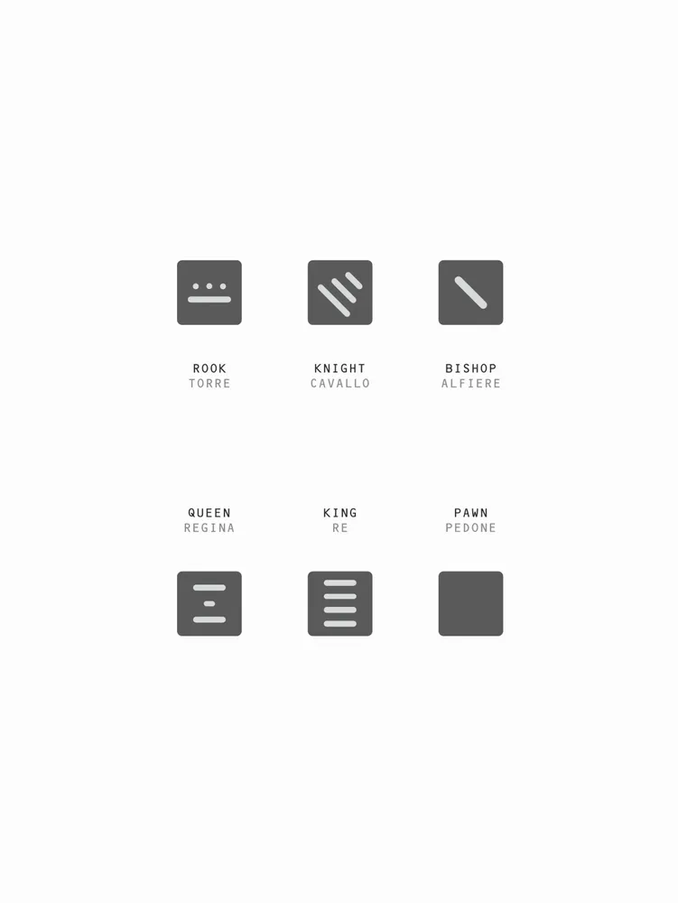 Design objects - Chess and chessboard - A - SHALL WE PLAY A GAME?