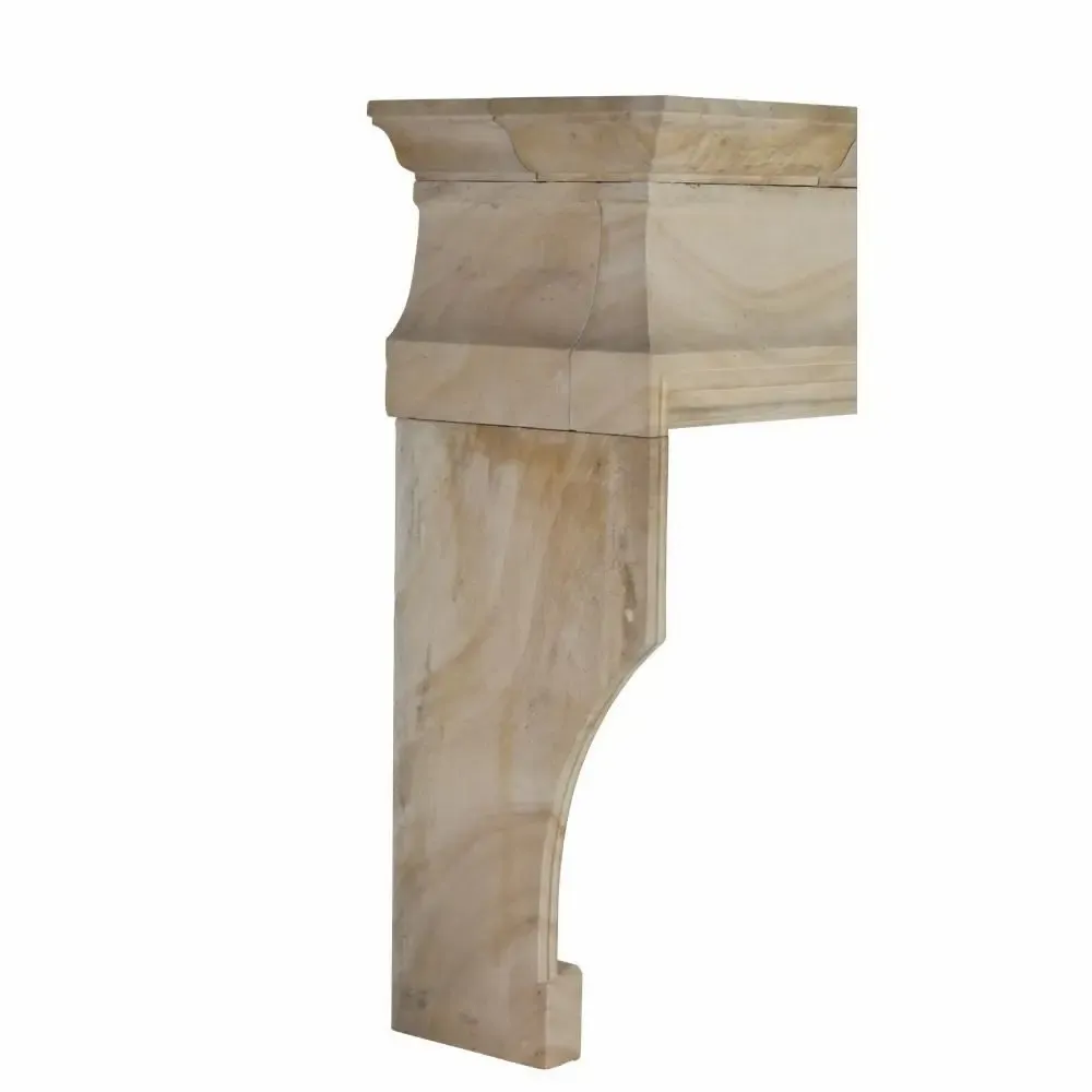 Fireplaces - Minimal Sculptural French Fireplace Design for Luxury Living - MAISON LEON VAN DEN BOGAERT