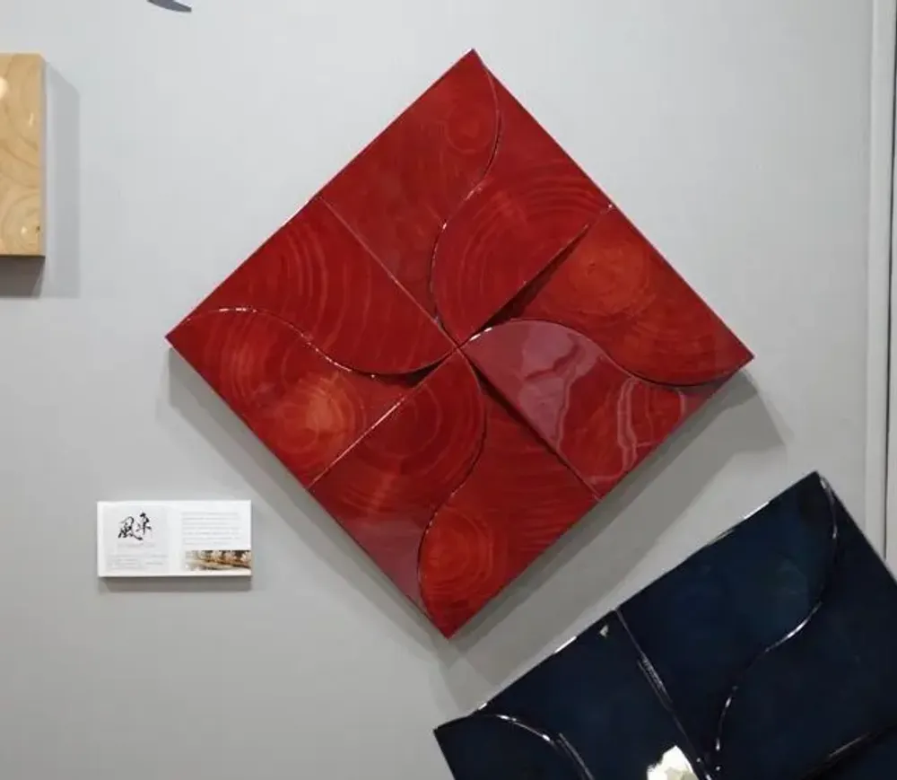 Autres décorations murales - Série Carrée Radiale KAZAGURUMA [WALL DECOR] - RADIAL SQUARE