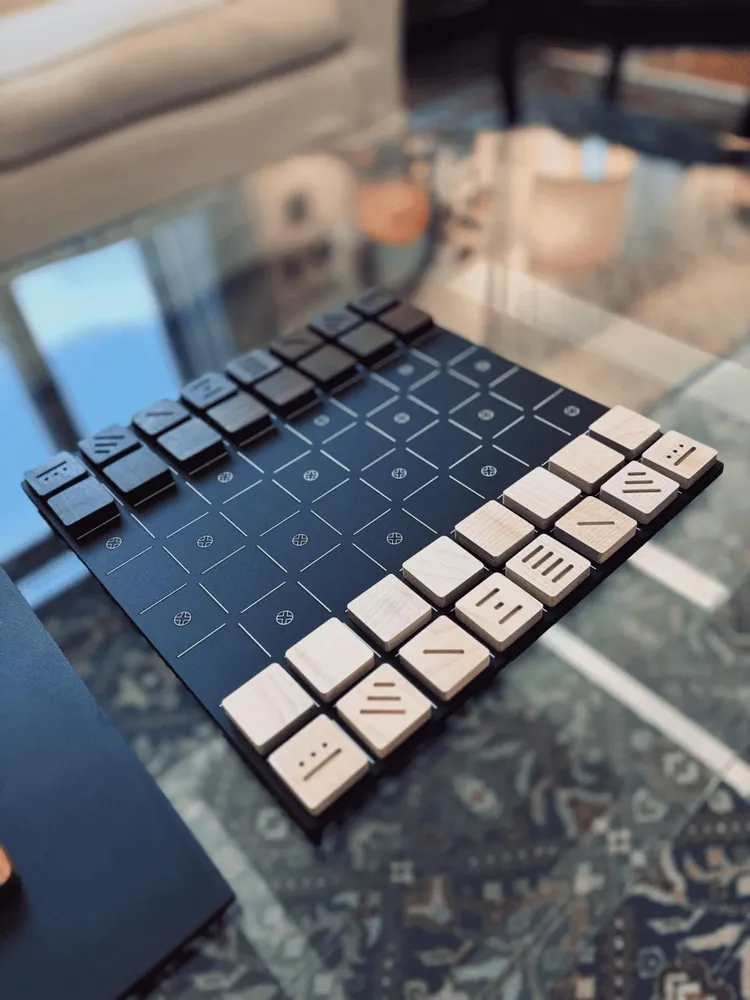 Design objects - Chess and chessboard - A - SHALL WE PLAY A GAME?