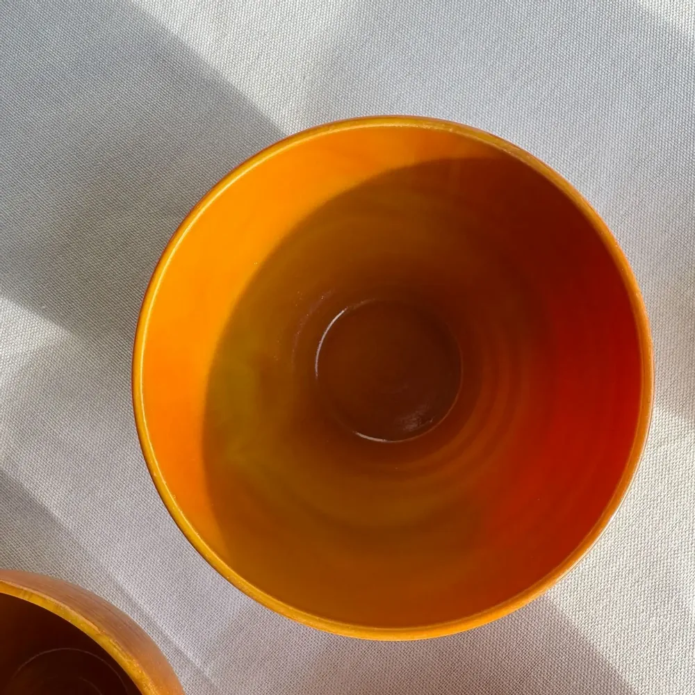 Bols - Lot de 4 petits bols marrons en verre H12 D13 - OFFICE OBJETS