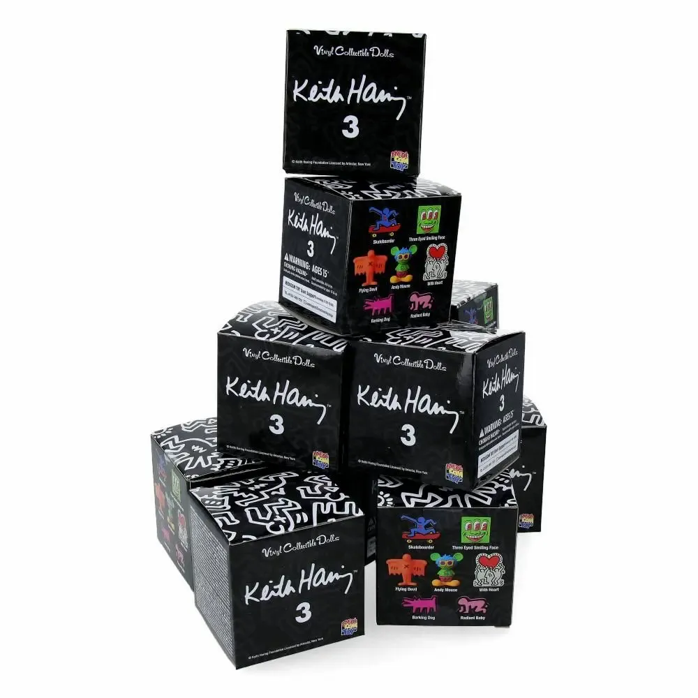 Sculptures, statuettes and miniatures - Figure - Keith Haring 3 Mini VCD - Blind Box - ARTOYZ