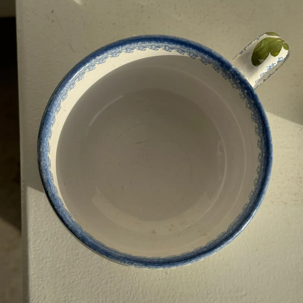 Mugs - Set of 2 Quimper blue earthenware cups H6.5 D15 - OFFICE OBJETS