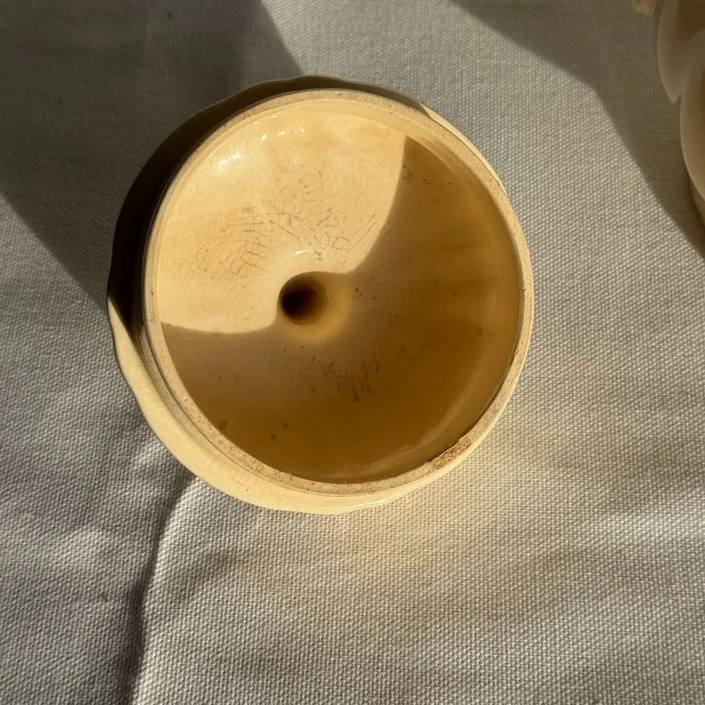 Accessoires thé et café - Théière crème et son pot à sucre Sarreguemines France - OFFICE OBJETS