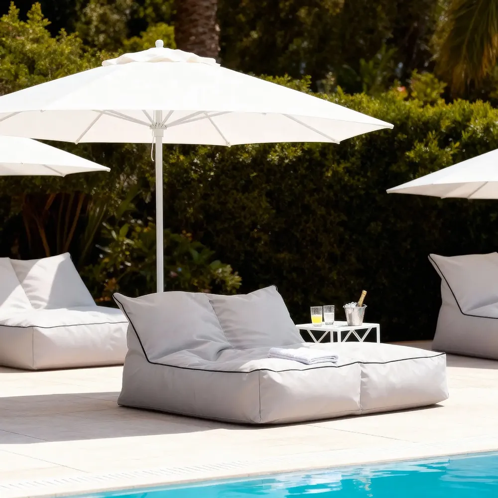 Piscines extérieures - Pouf Bingo Double - POUFOMANIA