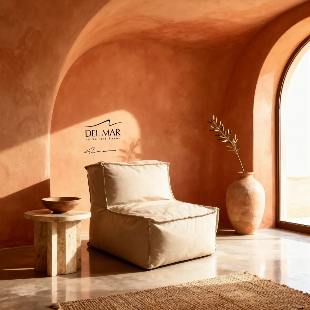 Garden textiles - Bean Bag Del Mar Middle - POUFOMANIA