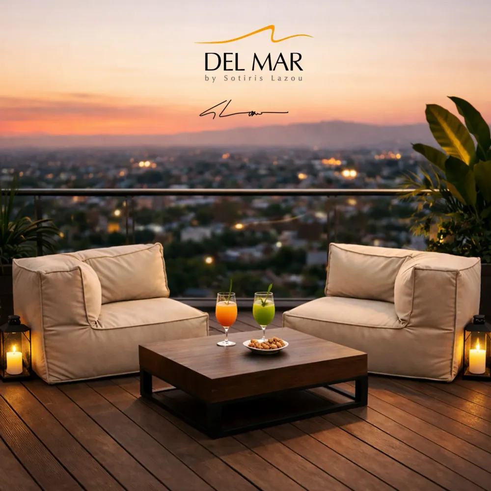 Tissus pour extérieurs - Pouf Del Mar Corner - POUFOMANIA