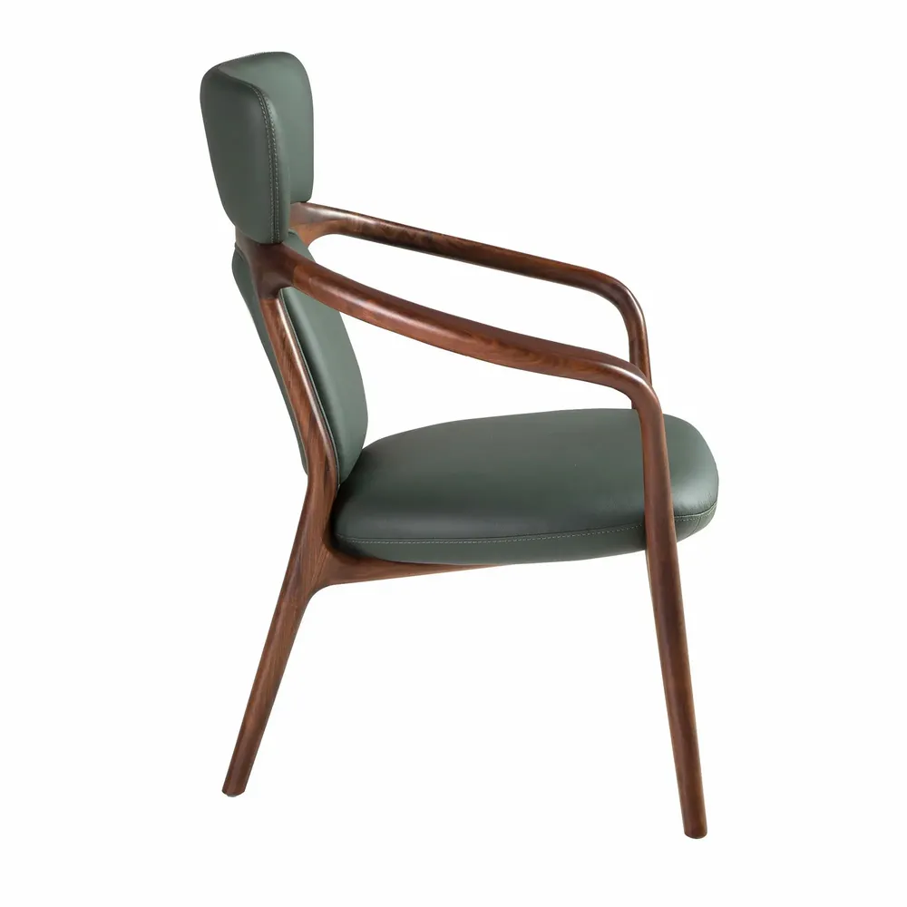 Fauteuils - Fauteuil en similicuir vert foncé - ANGEL CERDÁ