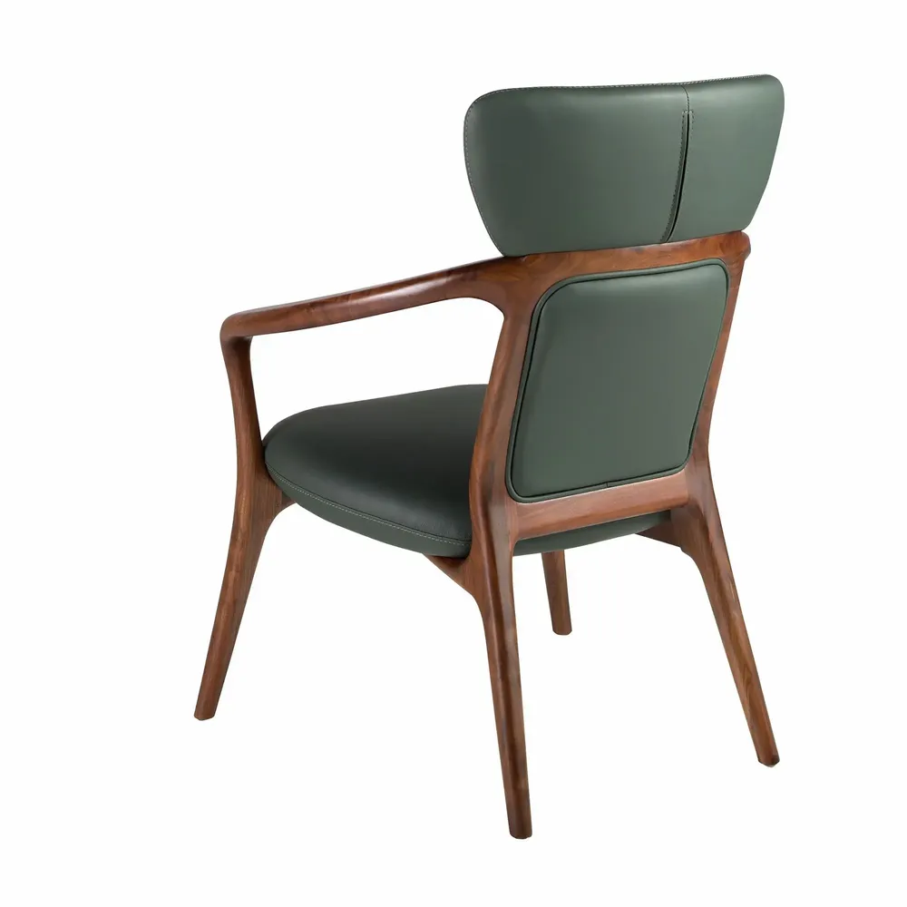 Fauteuils - Fauteuil en similicuir vert foncé - ANGEL CERDÁ