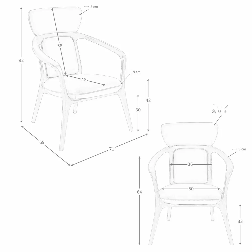 Fauteuils - Fauteuil en similicuir vert foncé - ANGEL CERDÁ