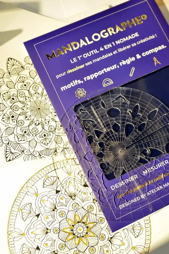 Stationery - Mandalograph® – 4-in-1 nomad tool for creating mandalas - ATELIER MANDALA