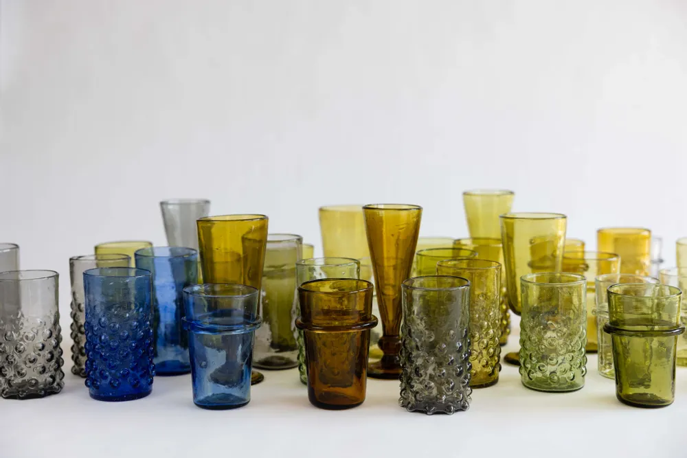 Glass - Blown glass - Recycled glass - Syrian know-how - ATELIER LÉTHÉ