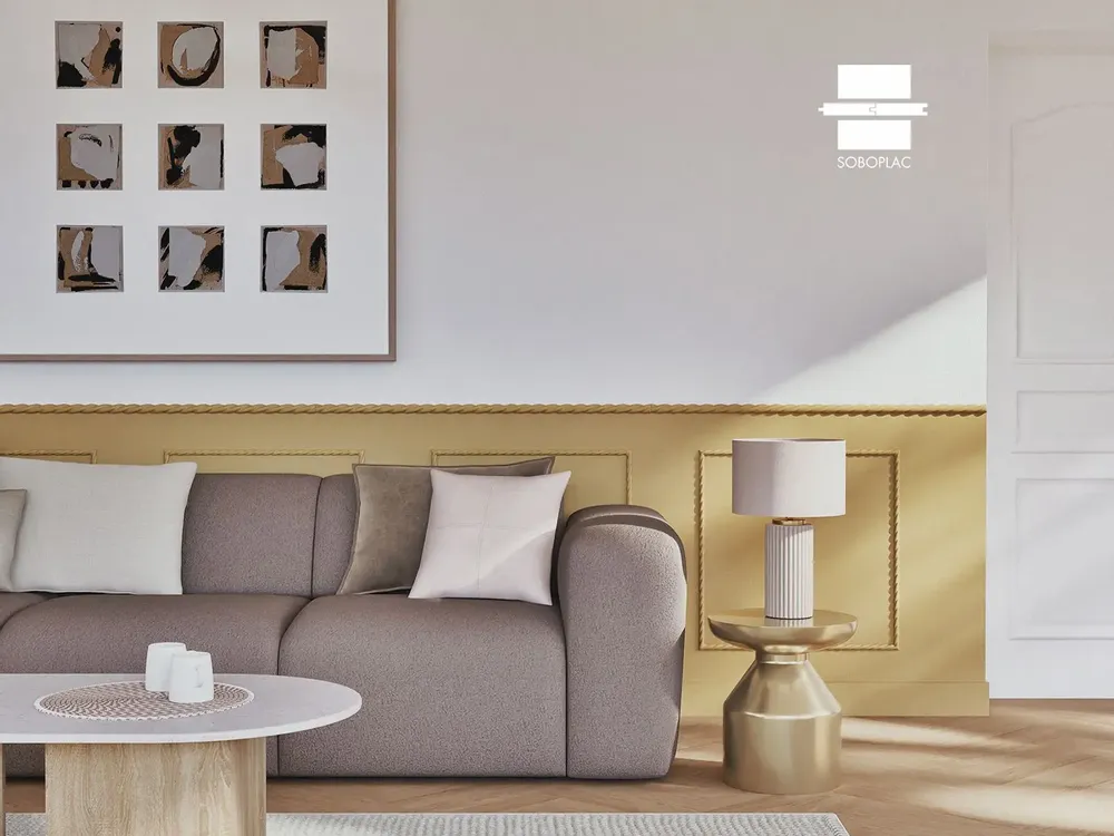 Moldings - TORSADE 30 Ornament Wand - SOBOPLAC