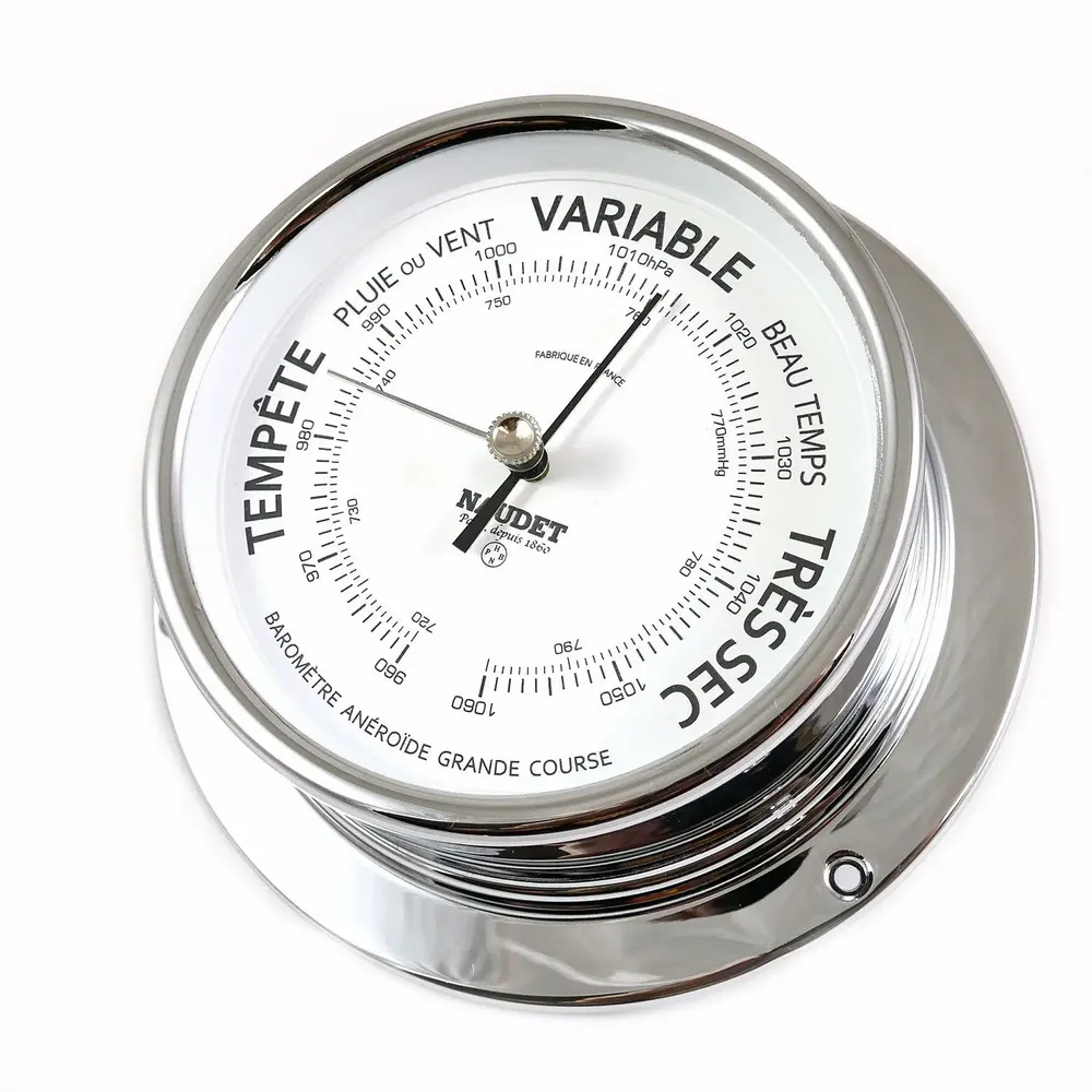 Clocks - 10CM DIAL BAROMETERS - NAUDET