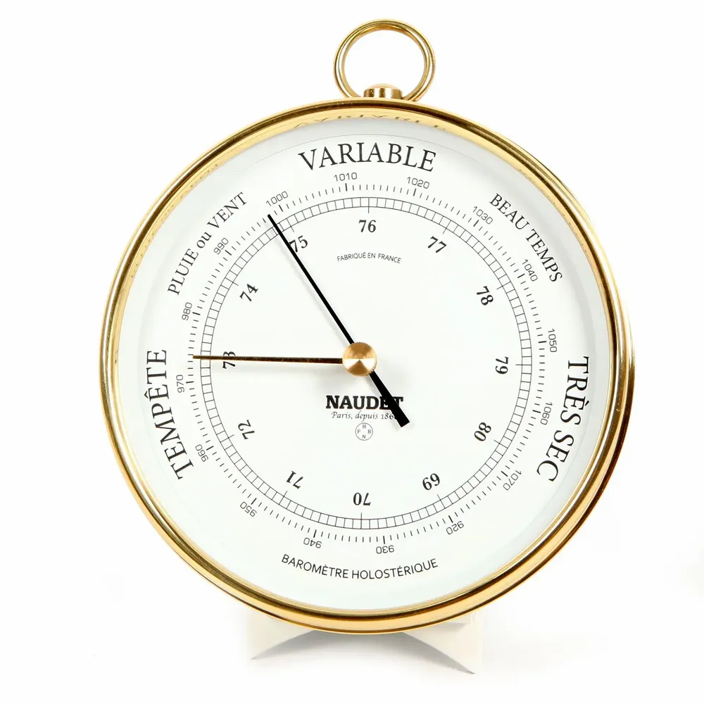 Clocks - 12CM BAROMETERS - NAUDET