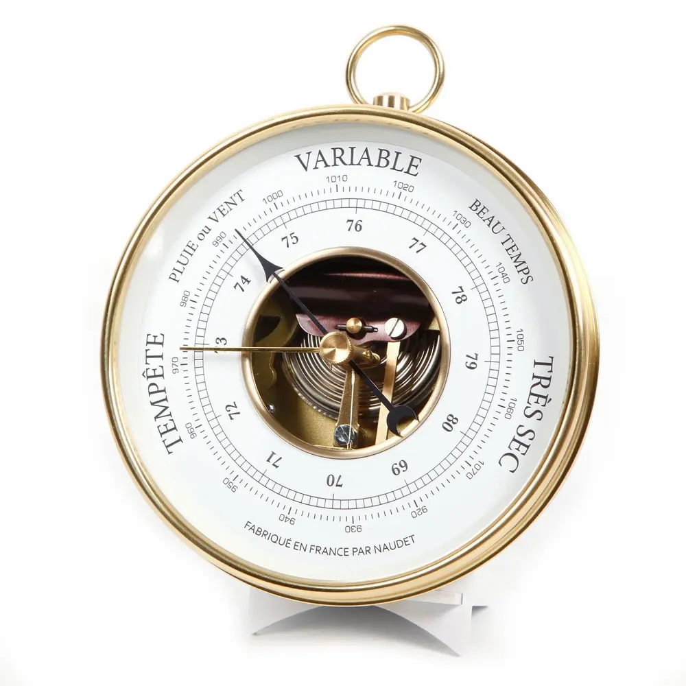 Clocks - 12CM BAROMETERS - NAUDET