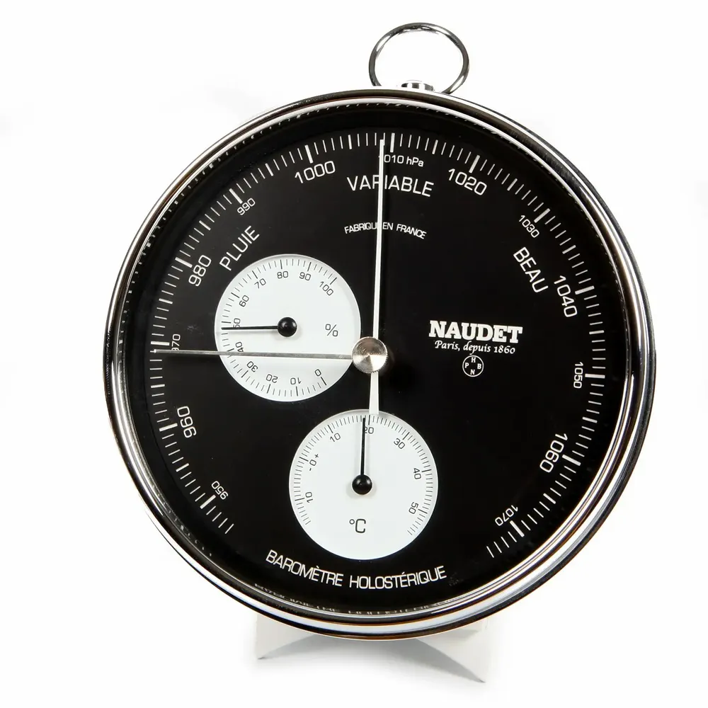 Other wall decoration - 12CM TRIPLE FUNCTION BAROMETERS - NAUDET