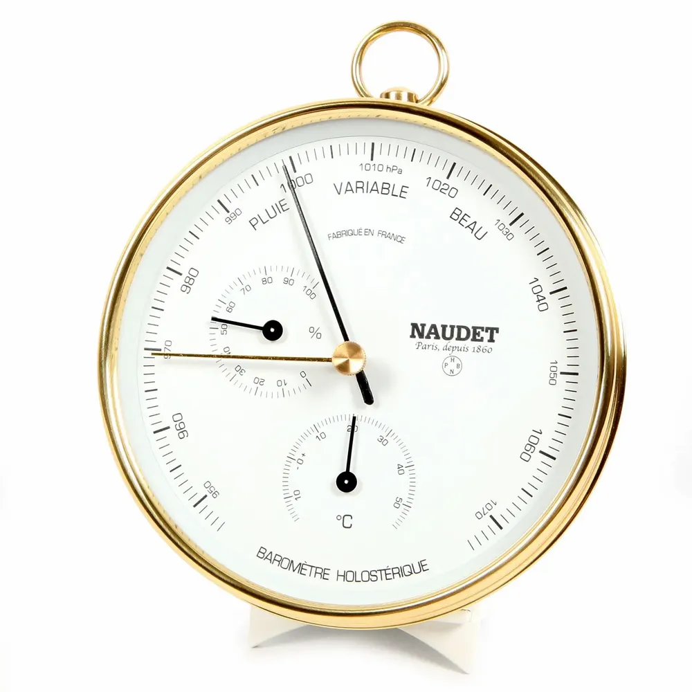Other wall decoration - 12CM TRIPLE FUNCTION BAROMETERS - NAUDET