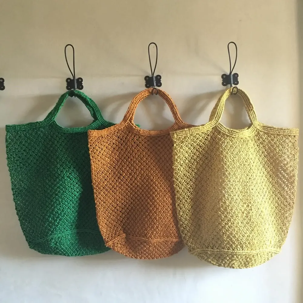 Sacs et cabas - Sac cabas en macramé de jute - MAISON BENGAL