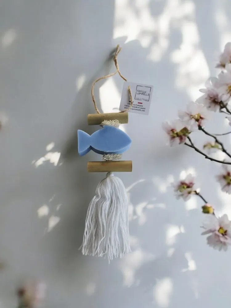 Savons - Tresse 1 Savon Poisson Ecume - FABRIQUE LOMAELLE