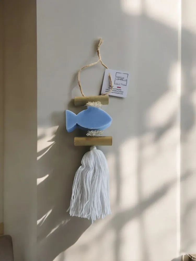 Savons - Tresse 1 Savon Poisson Ecume - FABRIQUE LOMAELLE