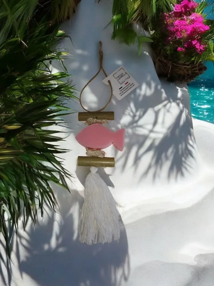 Savons - Tresse 1 Savon Poisson Rose - FABRIQUE LOMAELLE