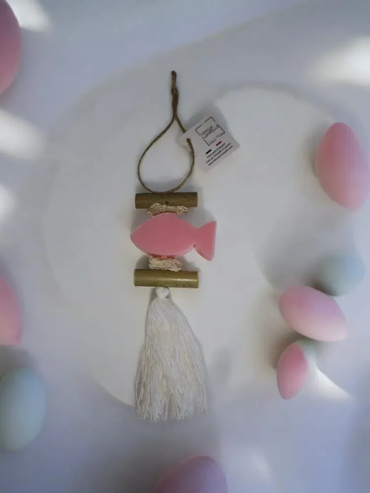 Savons - Tresse 1 Savon Poisson Rose - FABRIQUE LOMAELLE