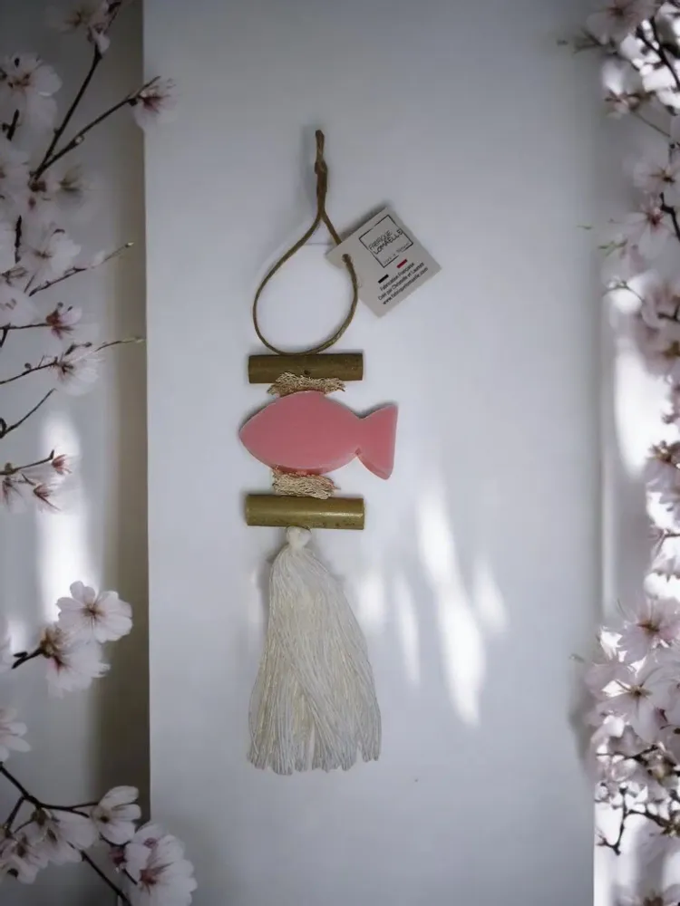 Savons - Tresse 1 Savon Poisson Rose - FABRIQUE LOMAELLE