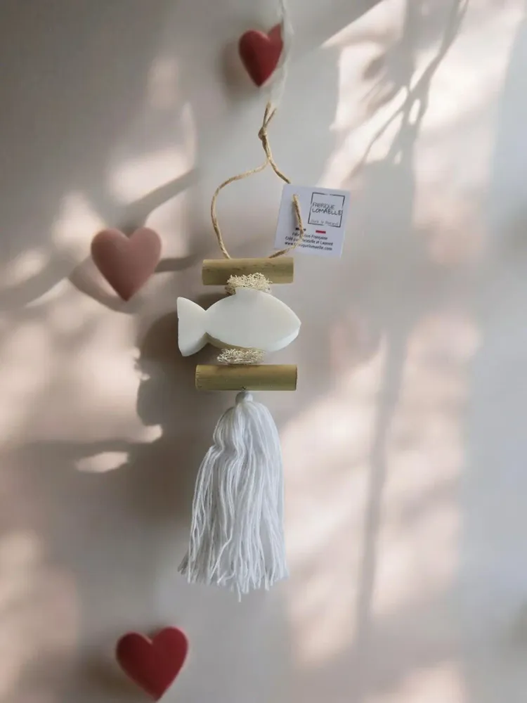 Savons - Tresse 1 Savon Poisson Bergamote - FABRIQUE LOMAELLE