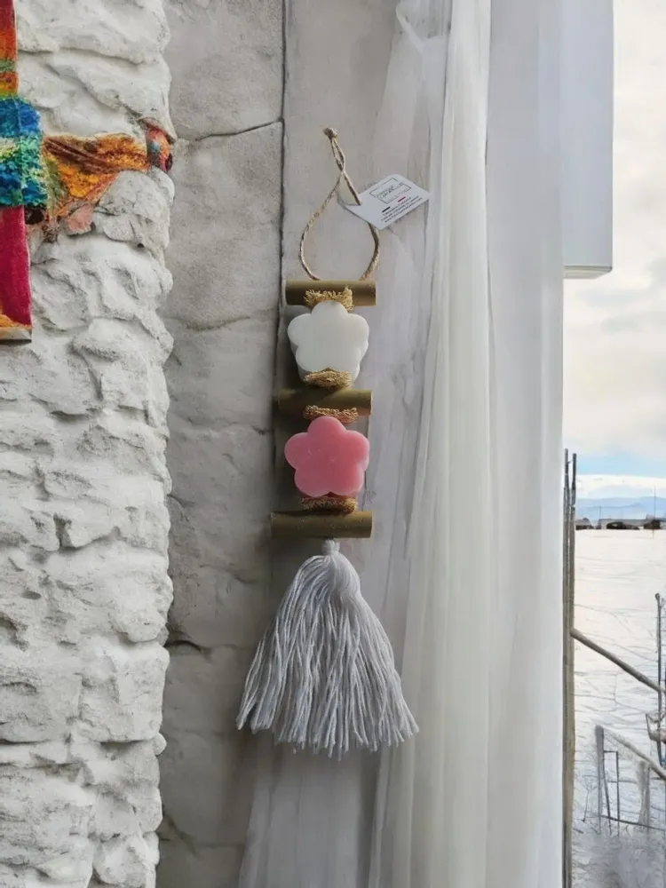 Savons - Tresse 1 Savon Fleur Bergamote et 1 Savon Fleur Rose - FABRIQUE LOMAELLE