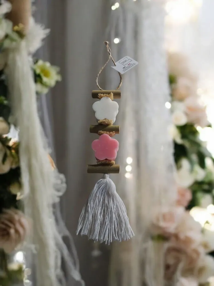 Savons - Tresse 1 Savon Fleur Bergamote et 1 Savon Fleur Rose - FABRIQUE LOMAELLE