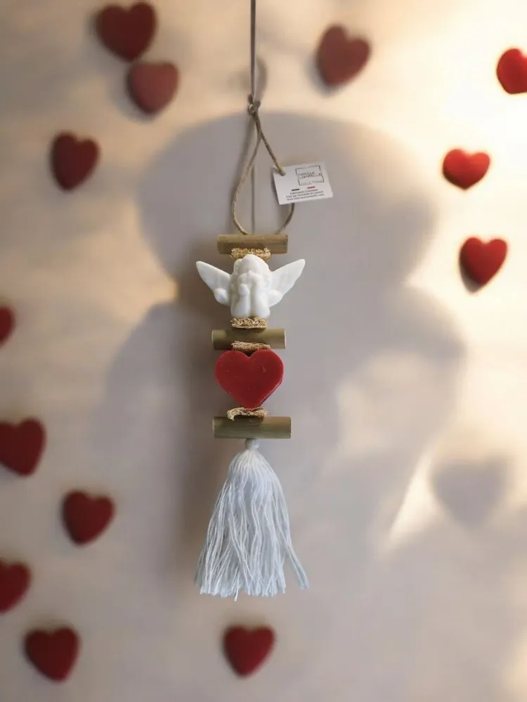 Savons - Tresse 1 Savon Ange Bergamote et 1 Savon Cœur Fruit Rouge - FABRIQUE LOMAELLE