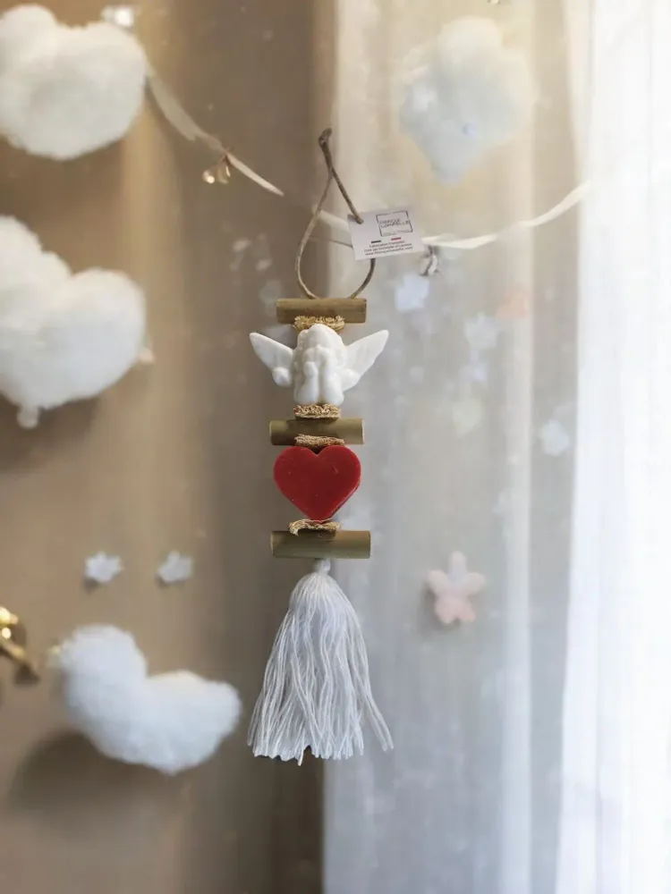 Savons - Tresse 1 Savon Ange Bergamote et 1 Savon Cœur Fruit Rouge - FABRIQUE LOMAELLE