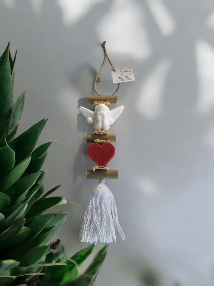 Savons - Tresse 1 Savon Ange Bergamote et 1 Savon Cœur Fruit Rouge - FABRIQUE LOMAELLE