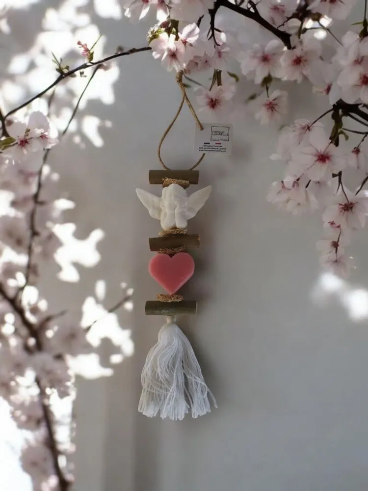 Savons - Tresse 1 Savon Ange Bergamote et 1 Savon Cœur Rose - FABRIQUE LOMAELLE