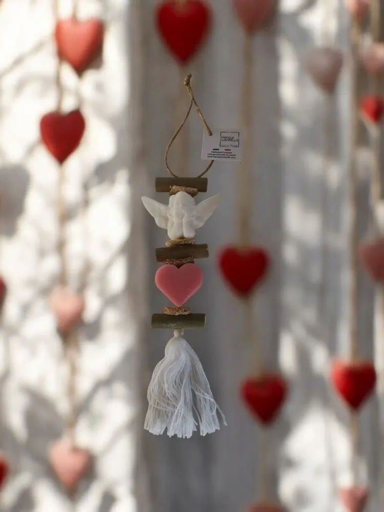 Savons - Tresse 1 Savon Ange Bergamote et 1 Savon Cœur Rose - FABRIQUE LOMAELLE