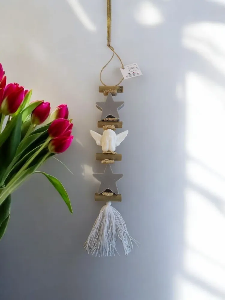 Savons - tresse 1 Savon Etoile Grise et 1 Savon Ange Bergamote 1 Savon Etoile Grise - FABRIQUE LOMAELLE