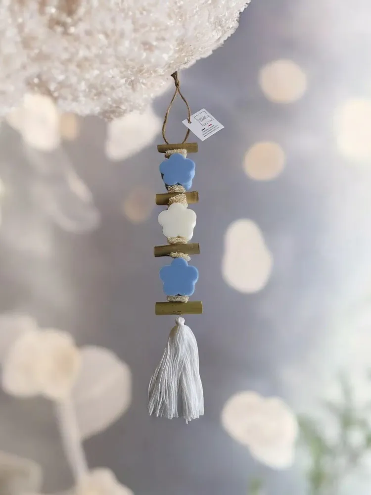 Savons - Tresse 1 Savon Fleur Ecume et 1 Savon Fleur Bergamote 1 Savon Fleur Ecume - FABRIQUE LOMAELLE