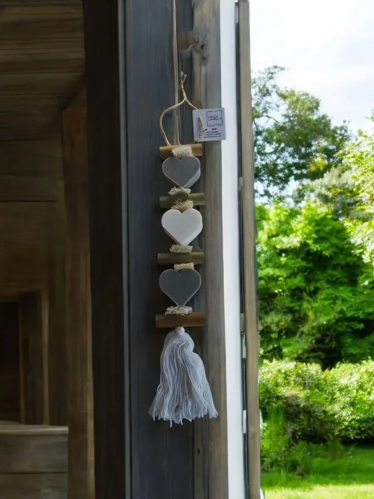 Soaps - braid 1 Grey Heart Opium Soap and 1 Bergamot Soap 1 Grey Heart Opium Soap - FABRIQUE LOMAELLE