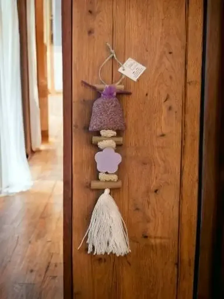 Savons - Tresse 1 Fleur Lavande avec un Sachet de Lavandin - FABRIQUE LOMAELLE